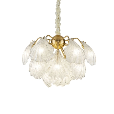 Geribbelde Shell-plafondlamp