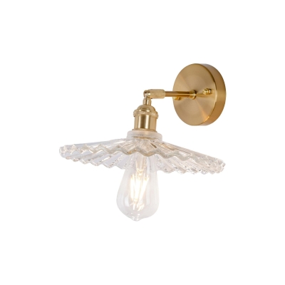 Noordse glazen wandlamp