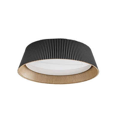 Geribbelde plafondlamp