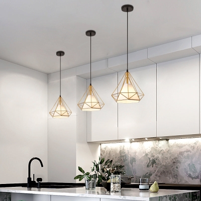 Diamanten kooi hanglamp