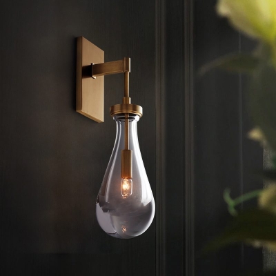 Druppelkristallen wandlamp