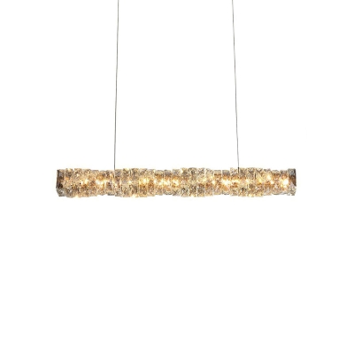 Lange kristallen hanglamp