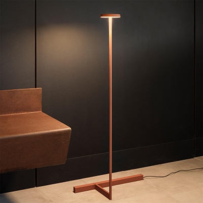 Platte vloerlamp