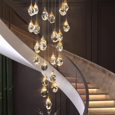 Luxe diamanten kristallen kroonluchter