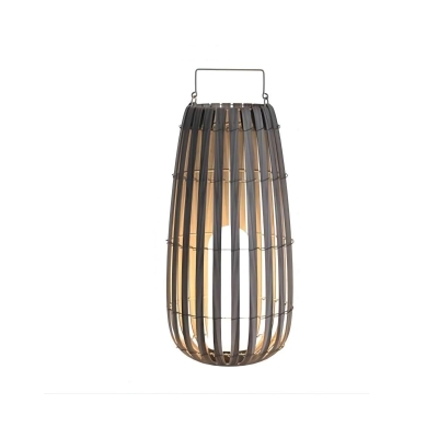 Tuin rotan vloerlamp