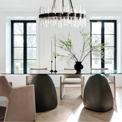 Hanglamp van gerecycled glas