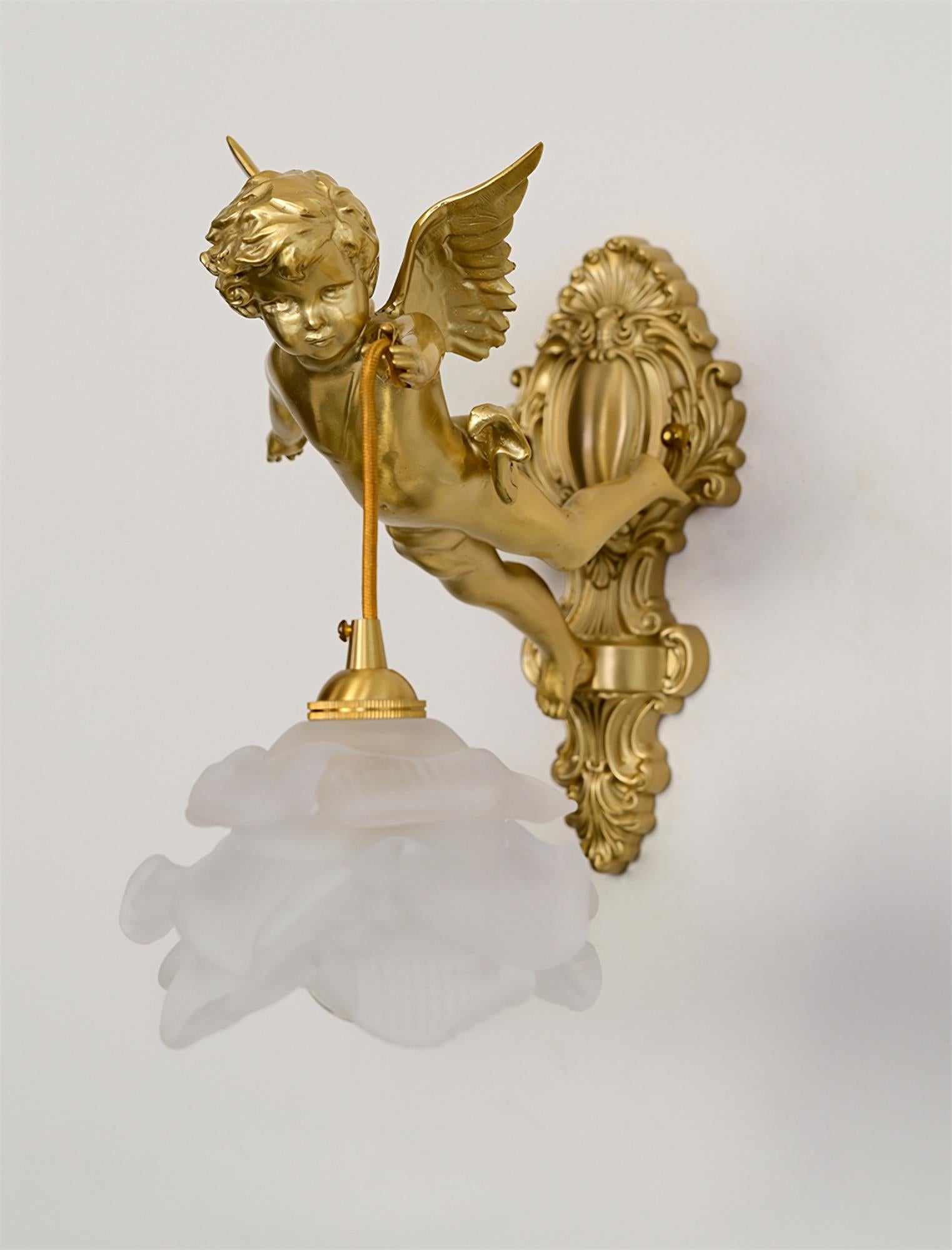 Engel wandlamp