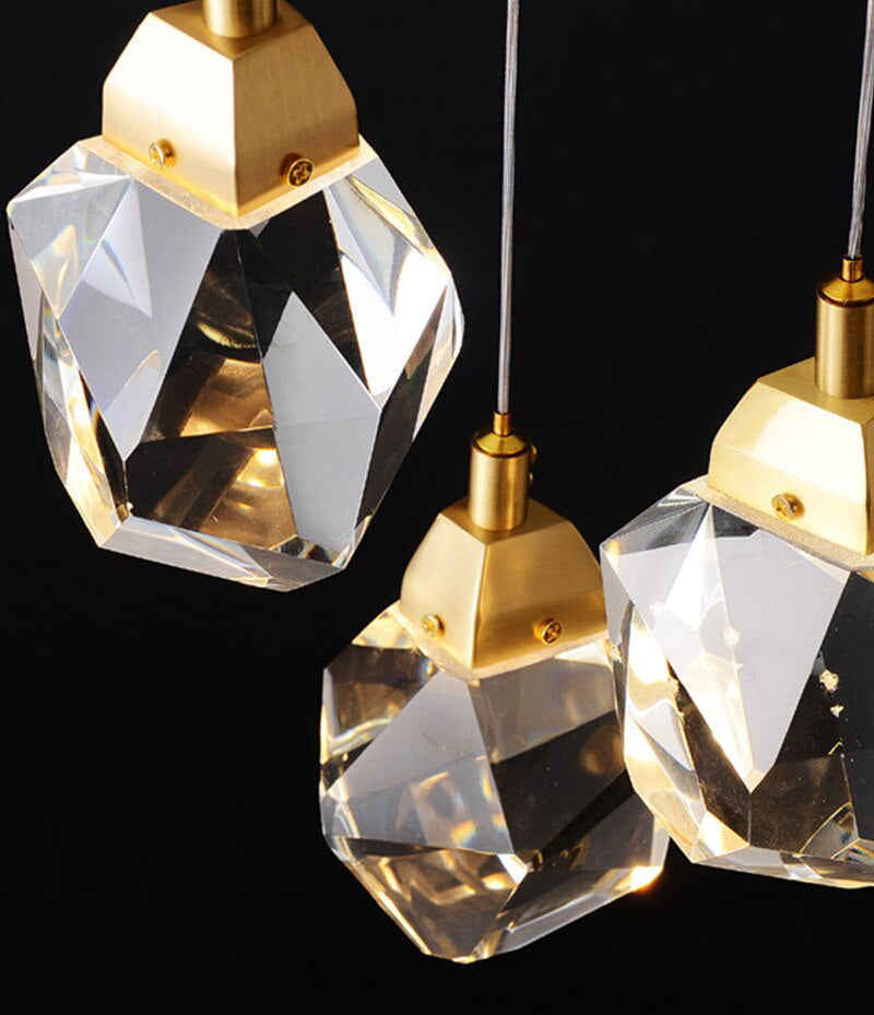 Luxe diamanten kristallen kroonluchter
