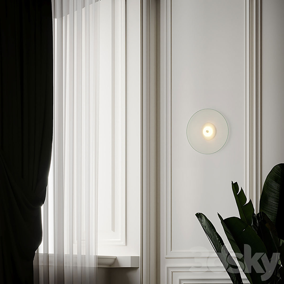 Nevels wandlamp