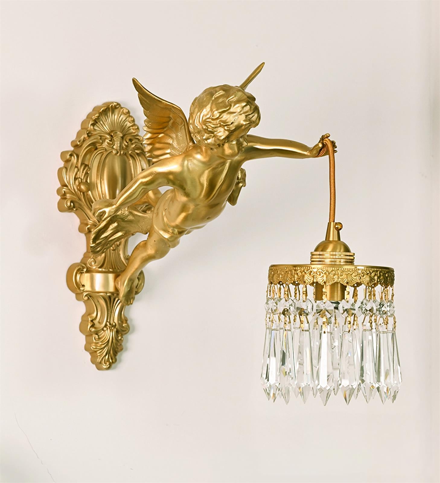 Engel wandlamp