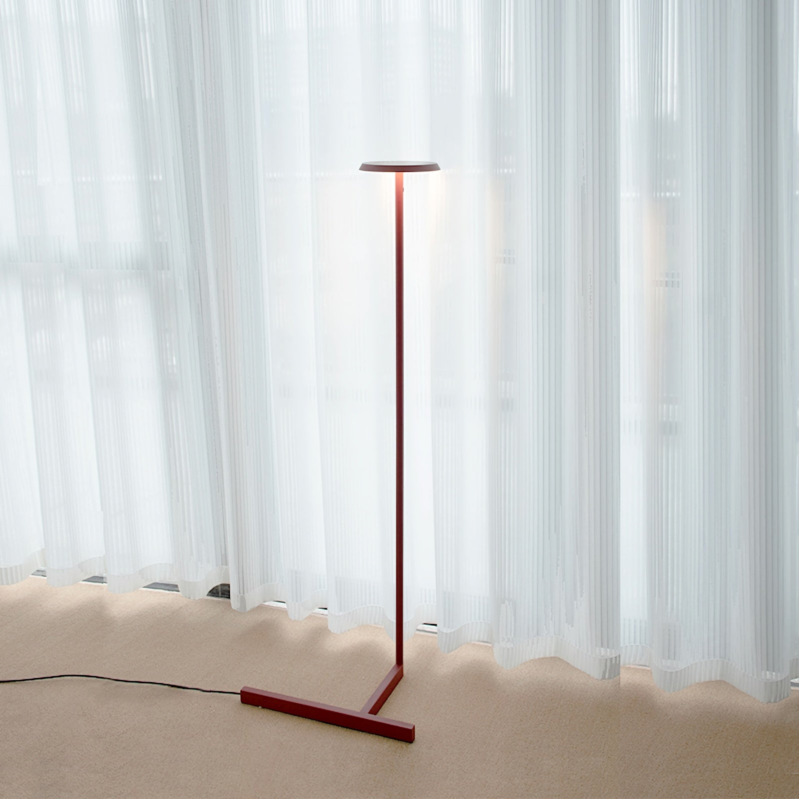 Platte vloerlamp