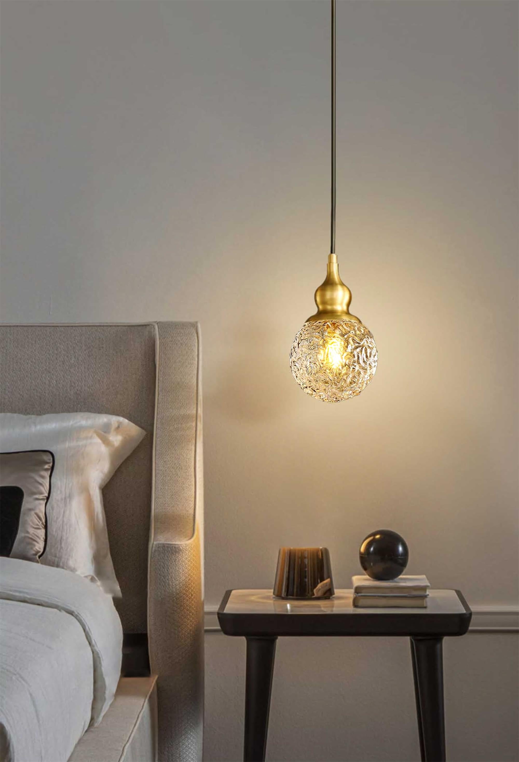 Kalebas glazen hanglamp