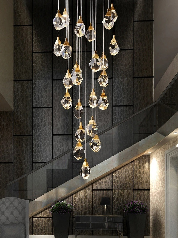 Luxe diamanten kristallen kroonluchter