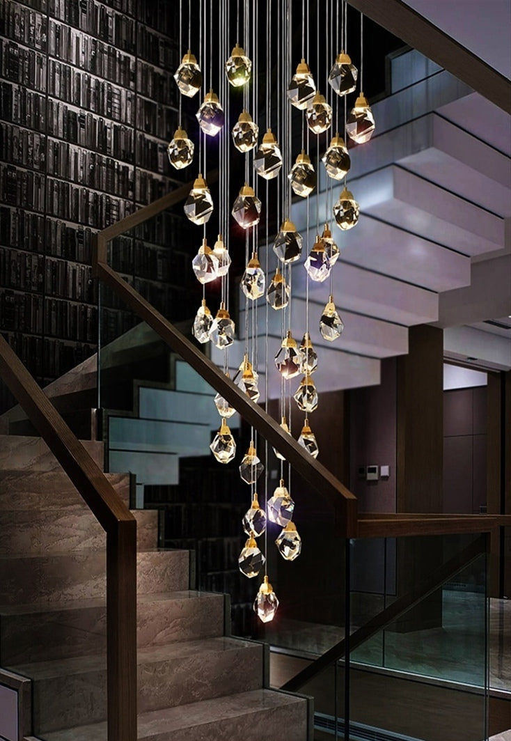 Luxe diamanten kristallen kroonluchter