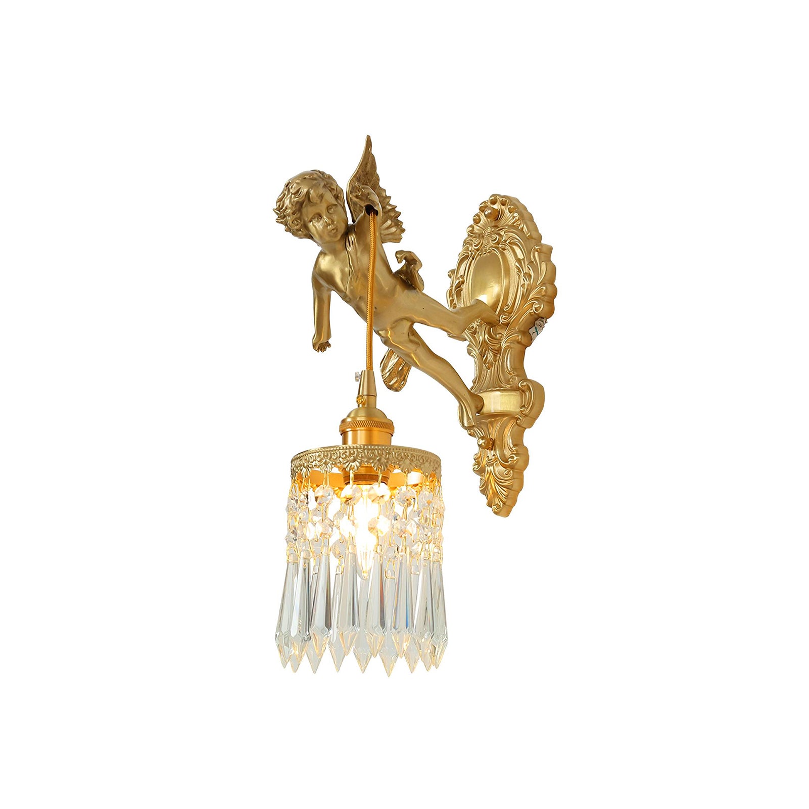 Engel wandlamp