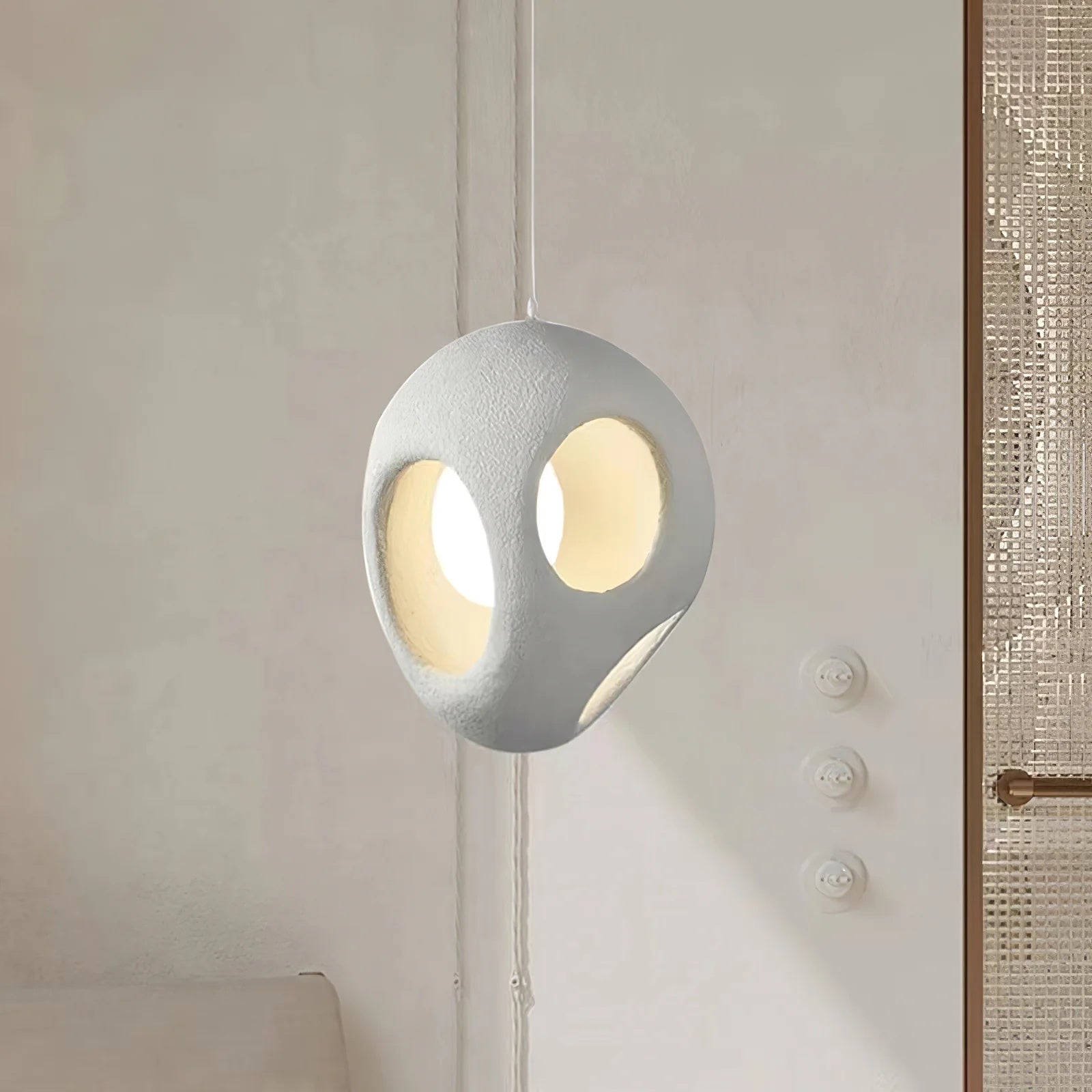 Hanglamp van polystyreen