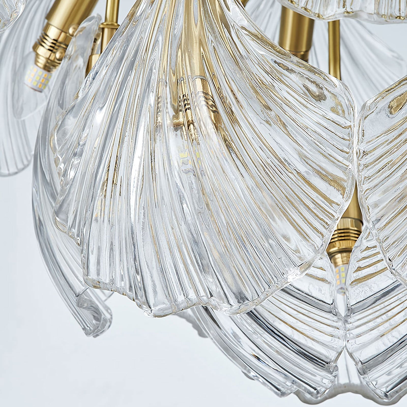 Geribbelde Shell-plafondlamp