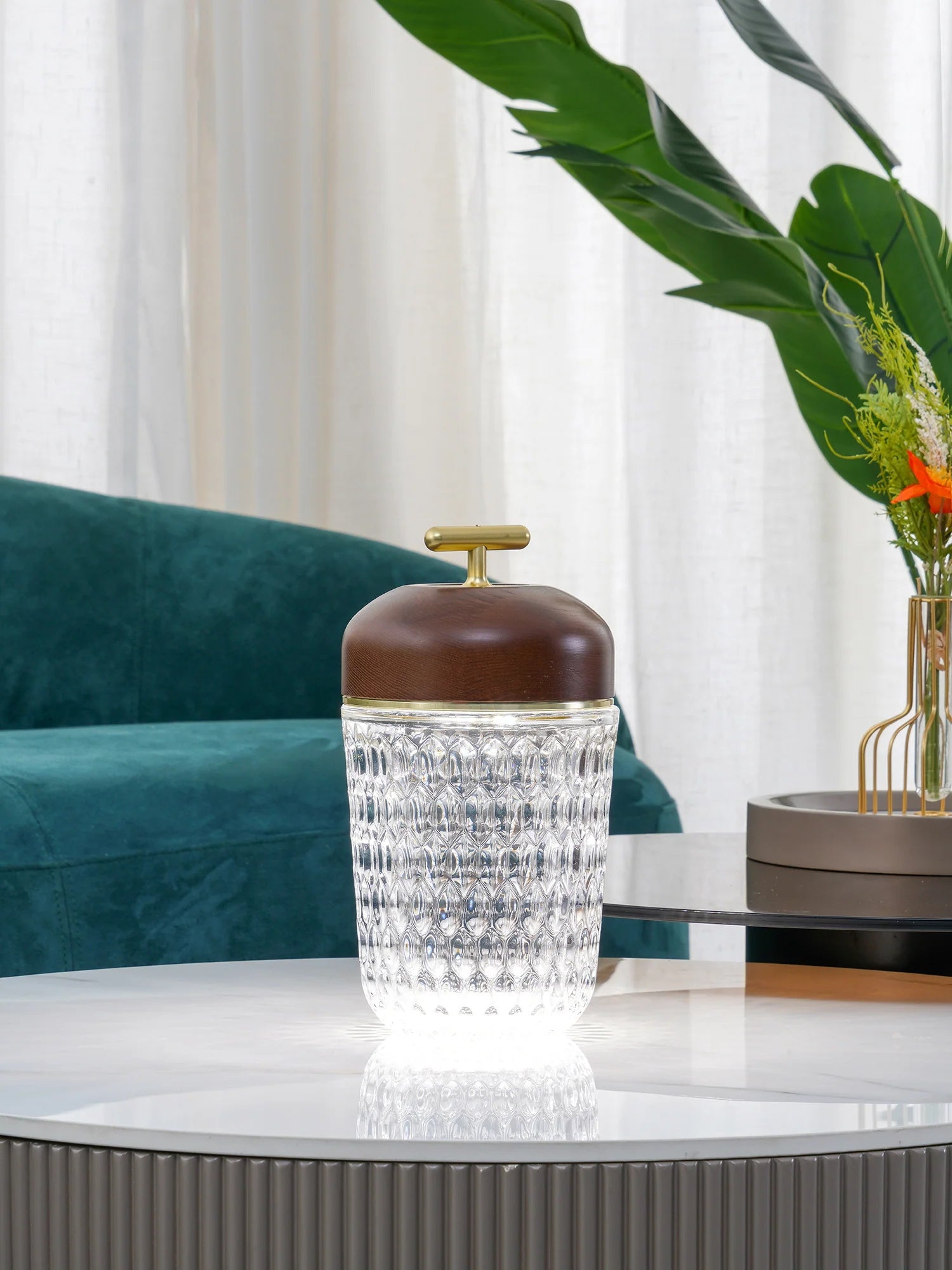Kristallen Folia draagbare lamp