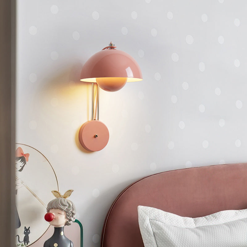 Halve cirkel slaapkamerwandlamp