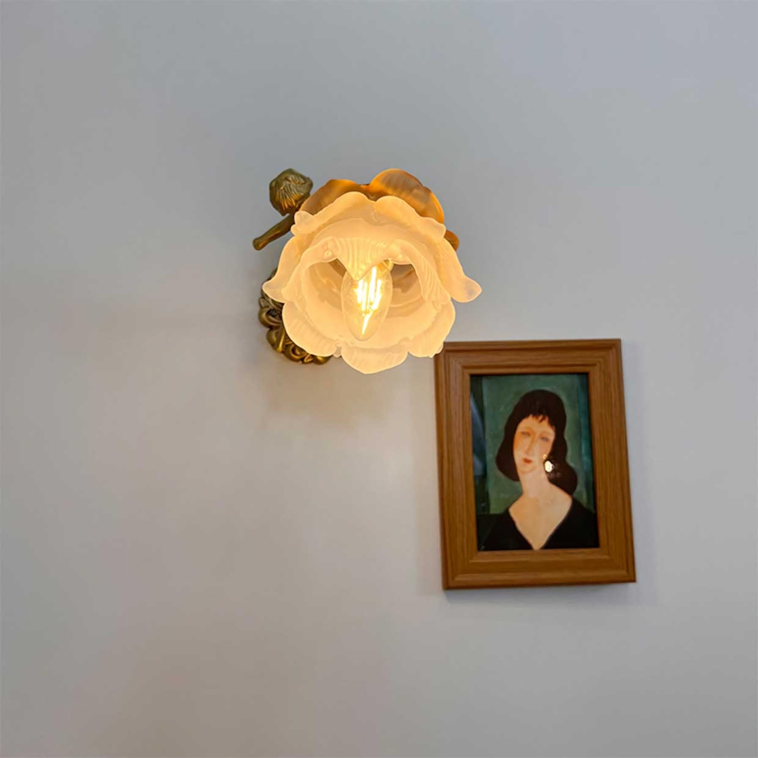 Engel wandlamp
