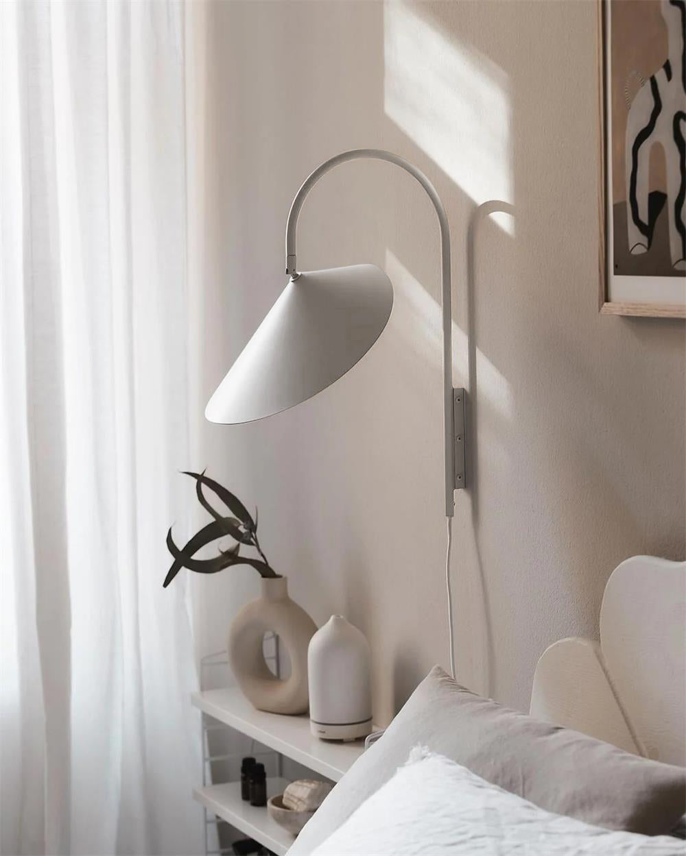 Aronskelk wandlamp