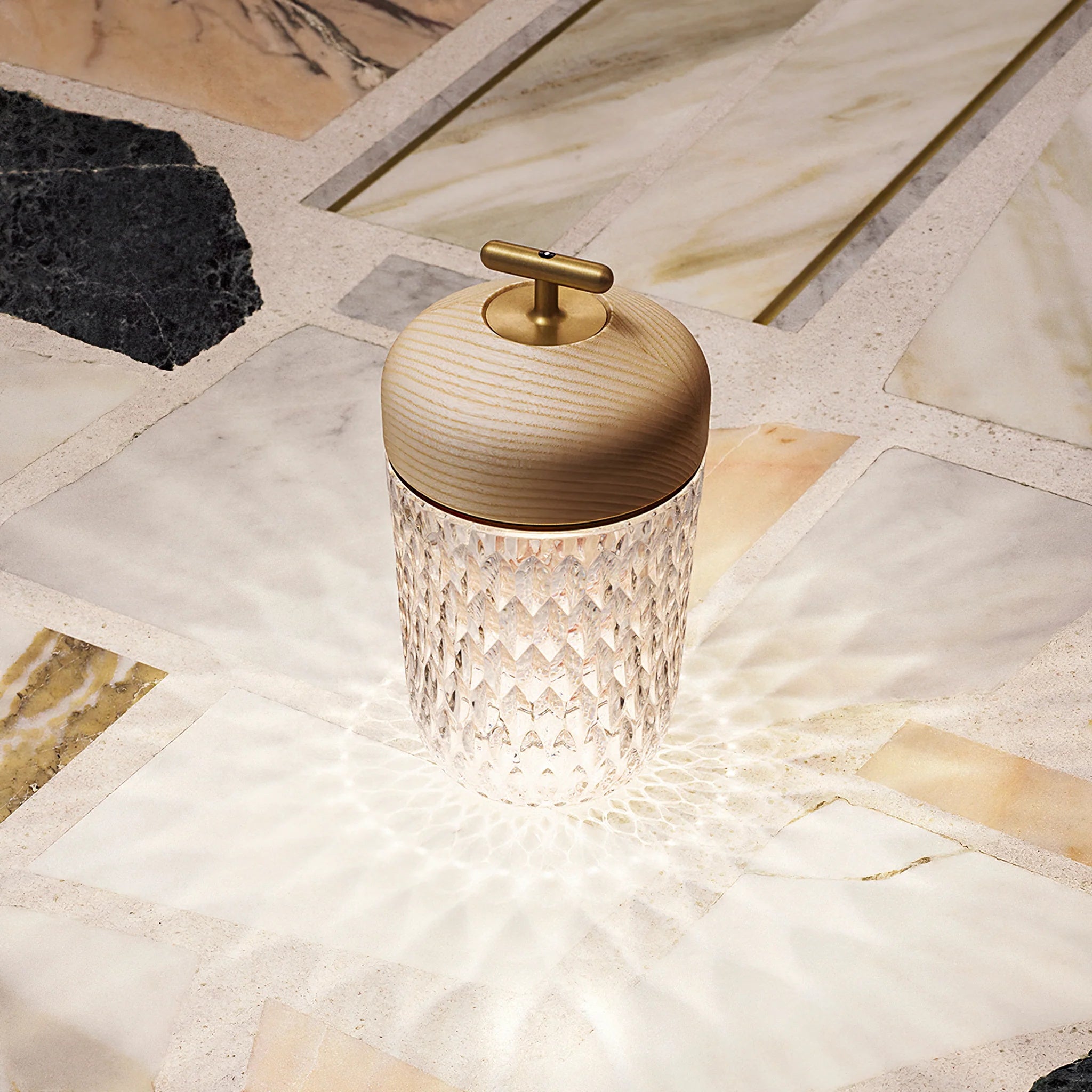 Kristallen Folia draagbare lamp