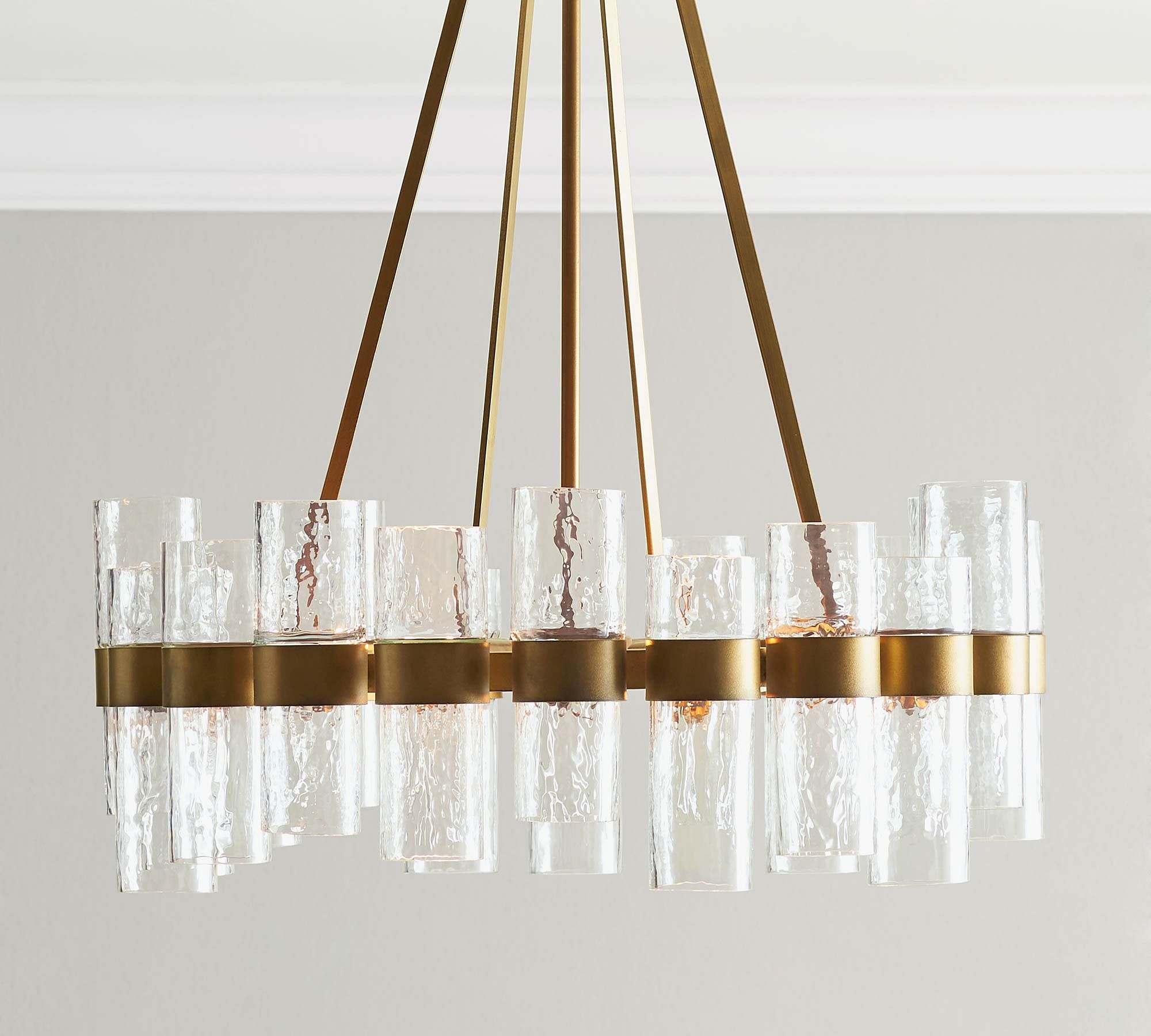 Hanglamp van gerecycled glas