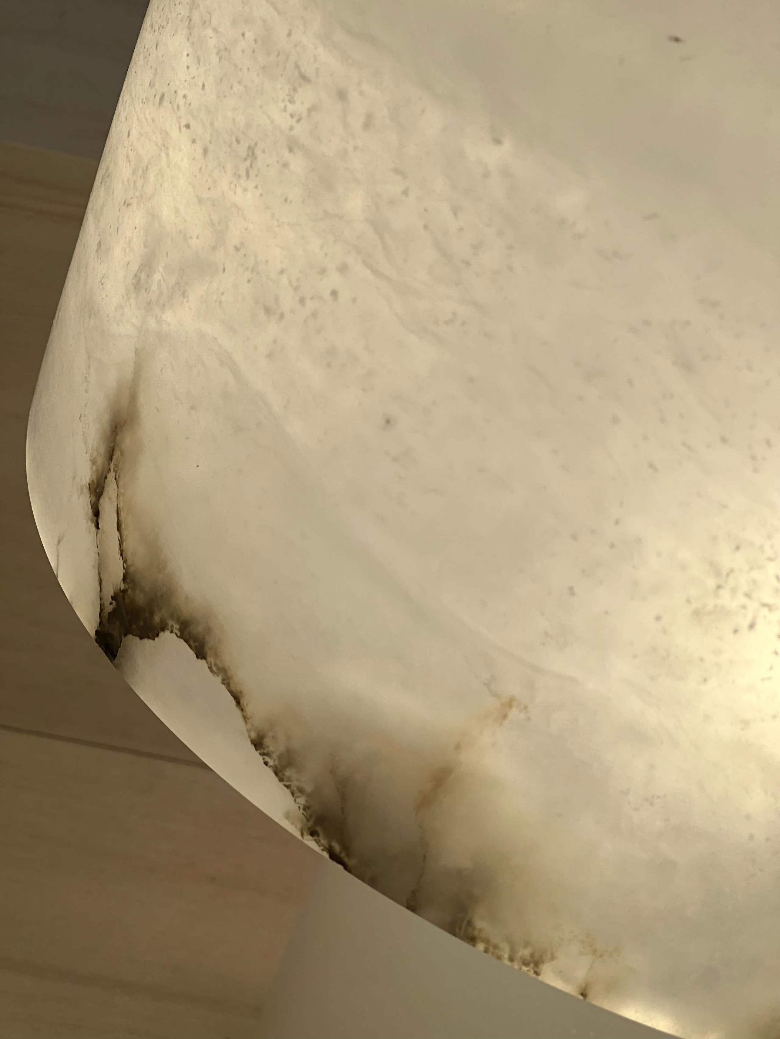 Natuurlijke wolksteen tafellamp