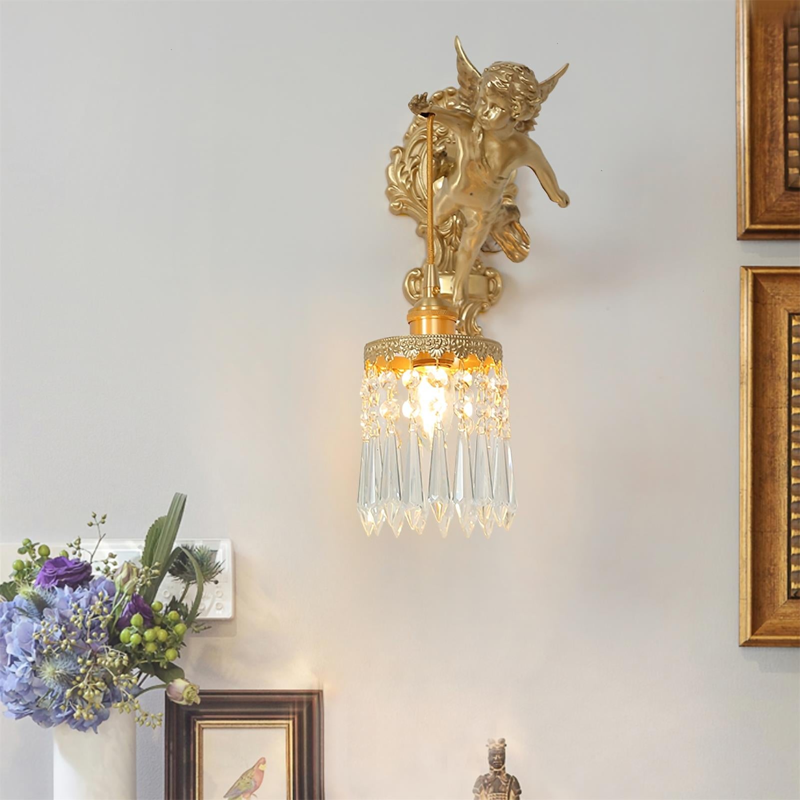 Engel wandlamp