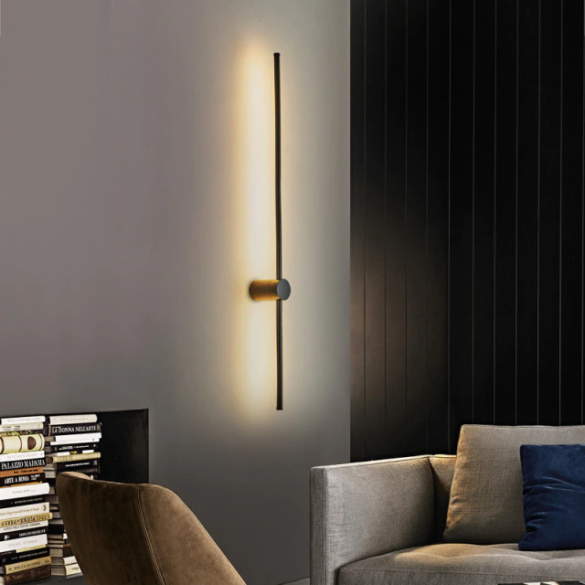 Scandinavische eenvoud lineaire wandlampen