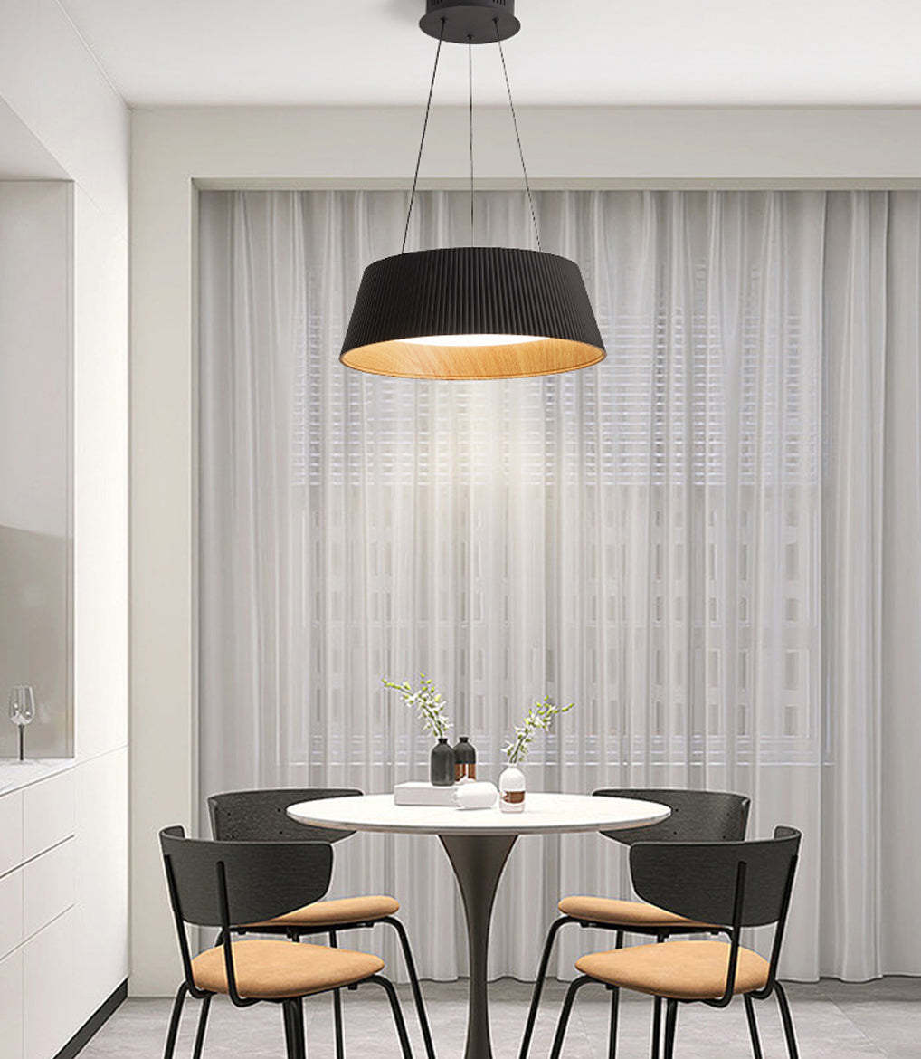 Geribbelde plafondlamp