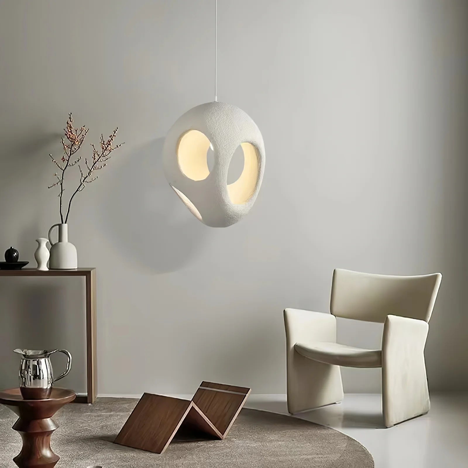 Hanglamp van polystyreen