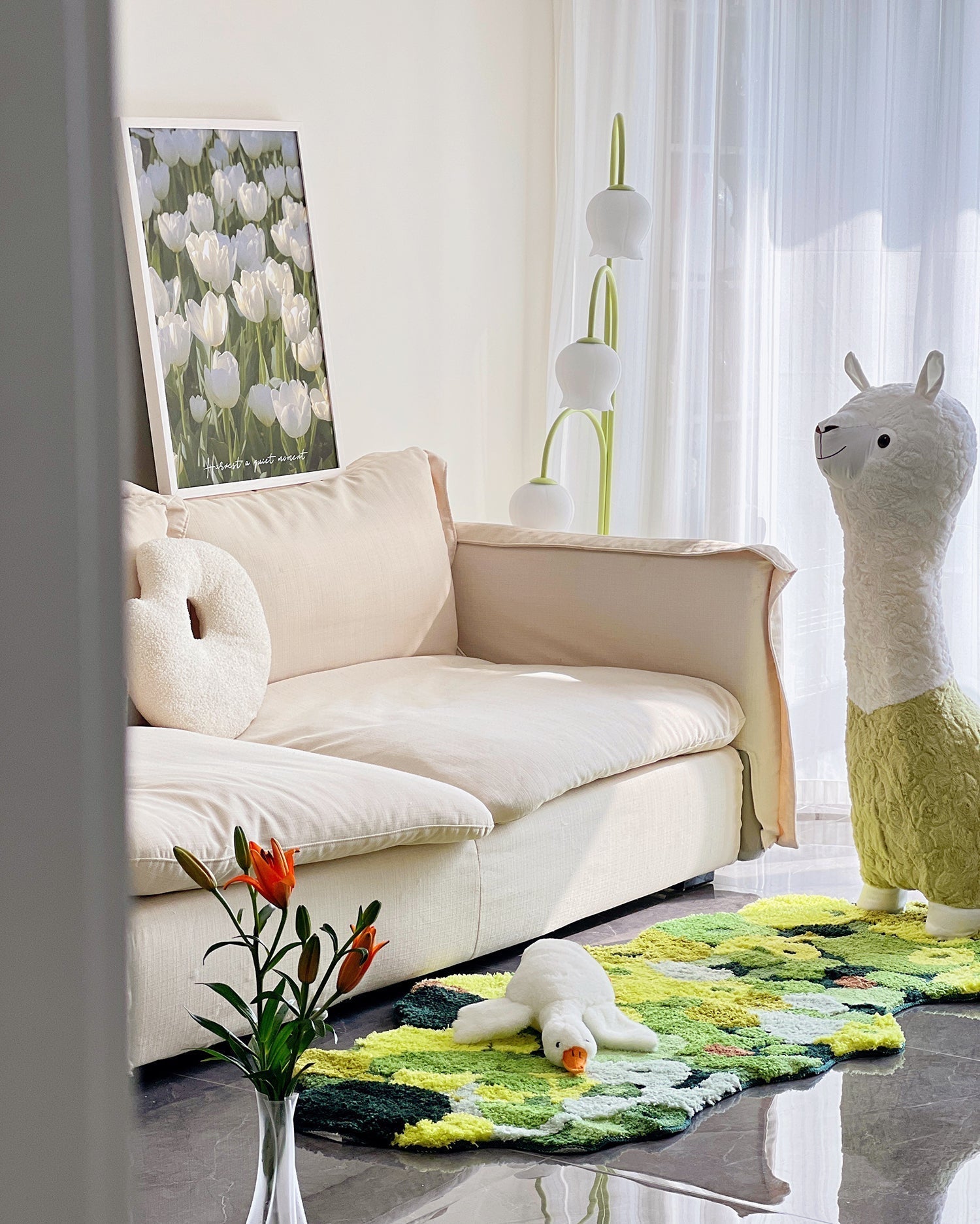 Bell Orchidee vloerlamp