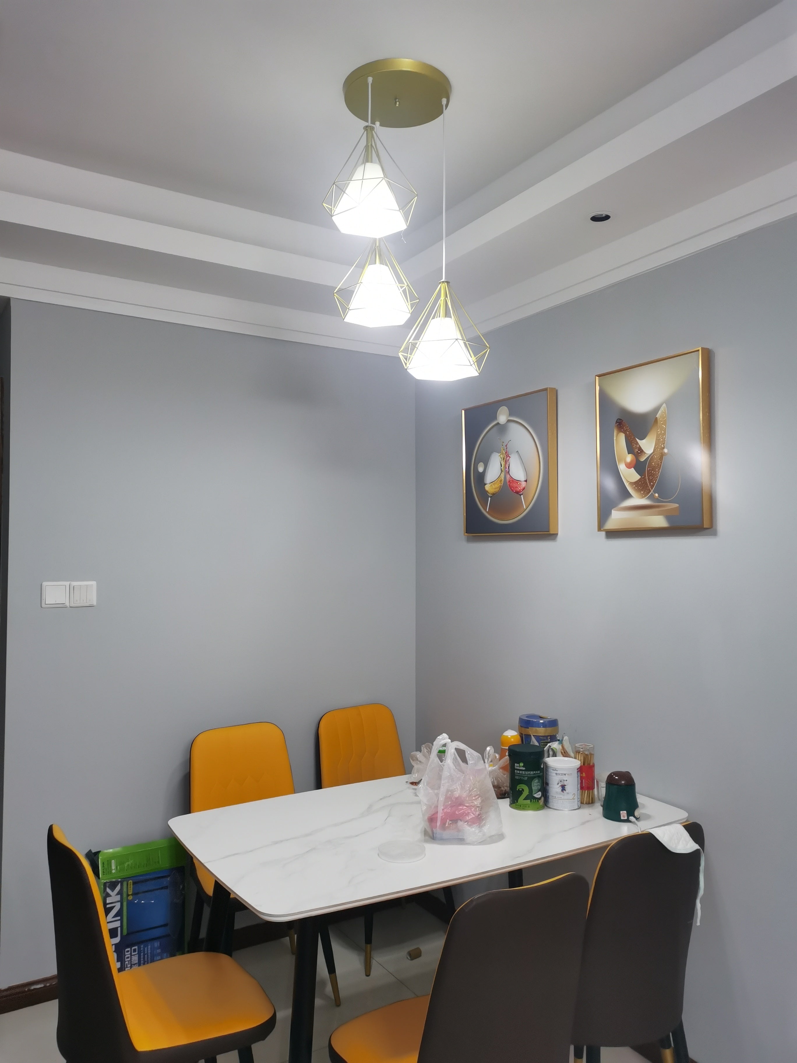 Diamanten kooi hanglamp