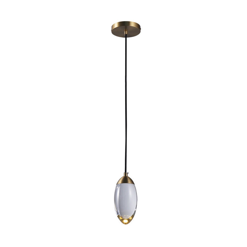 Messing kristallen hanglamp