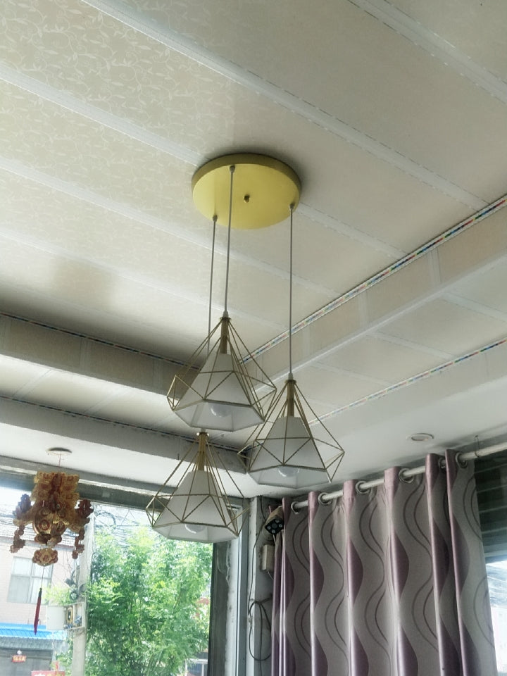 Diamanten kooi hanglamp