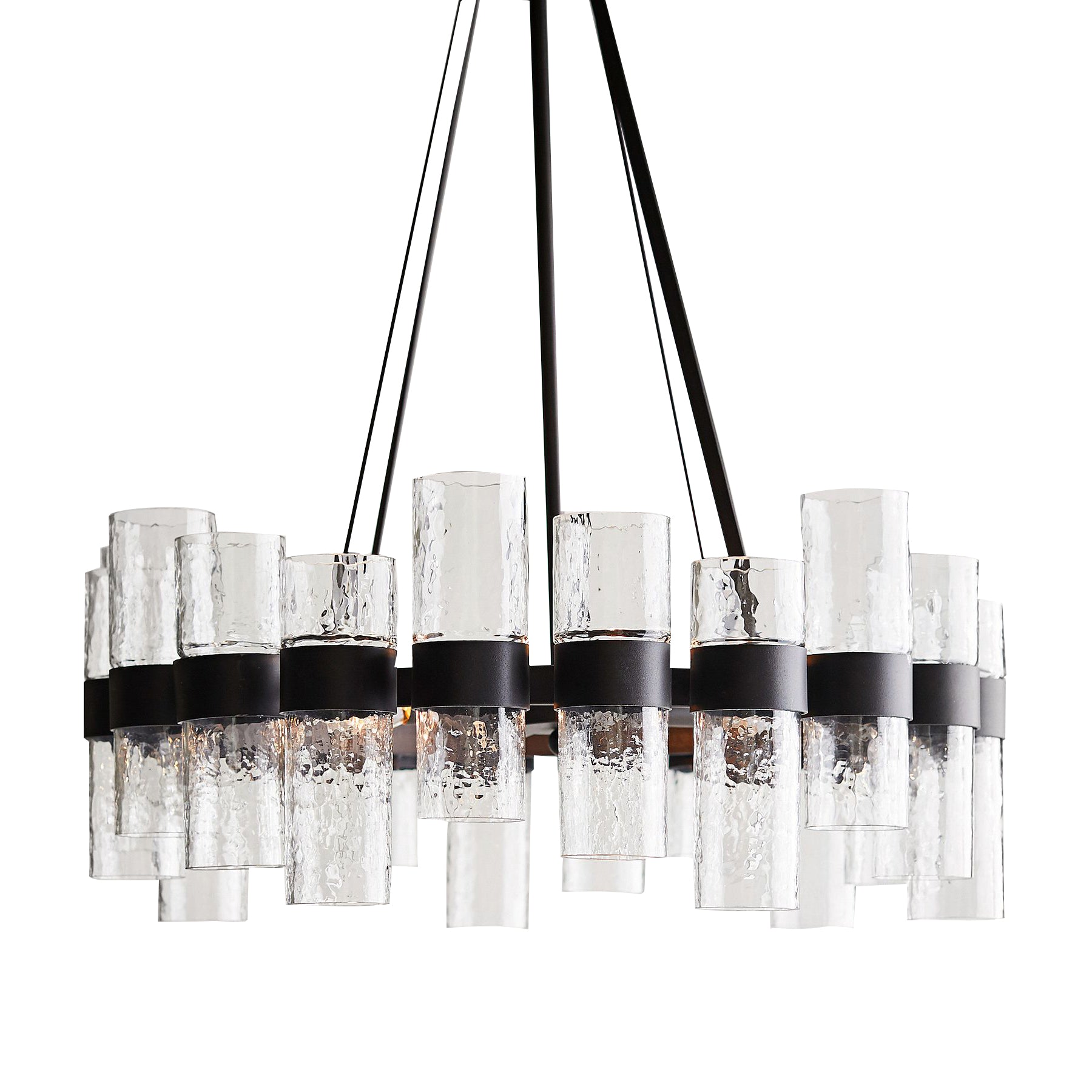 Hanglamp van gerecycled glas