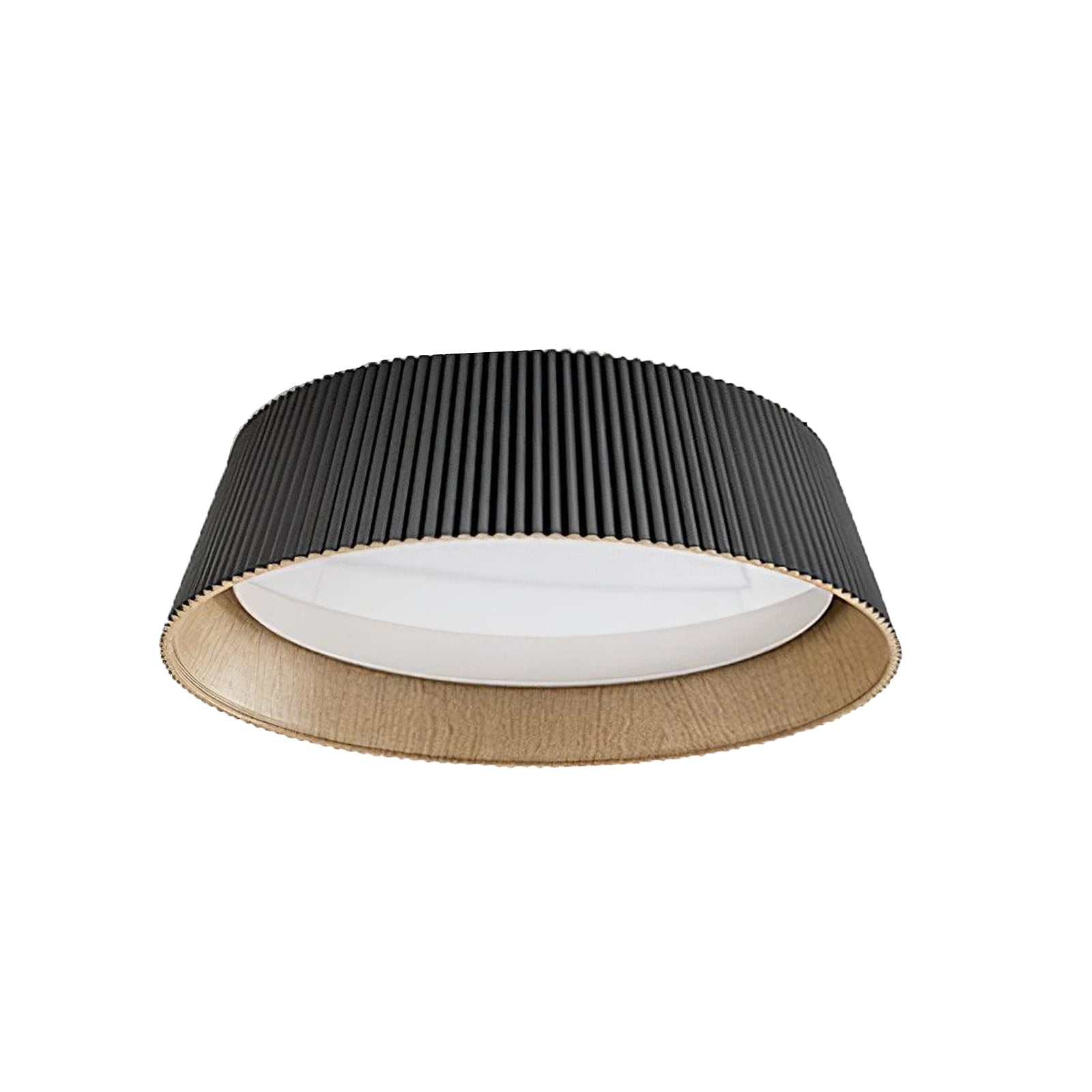 Geribbelde plafondlamp