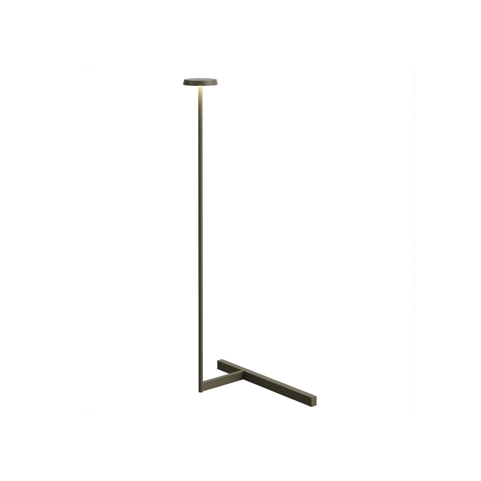 Platte vloerlamp