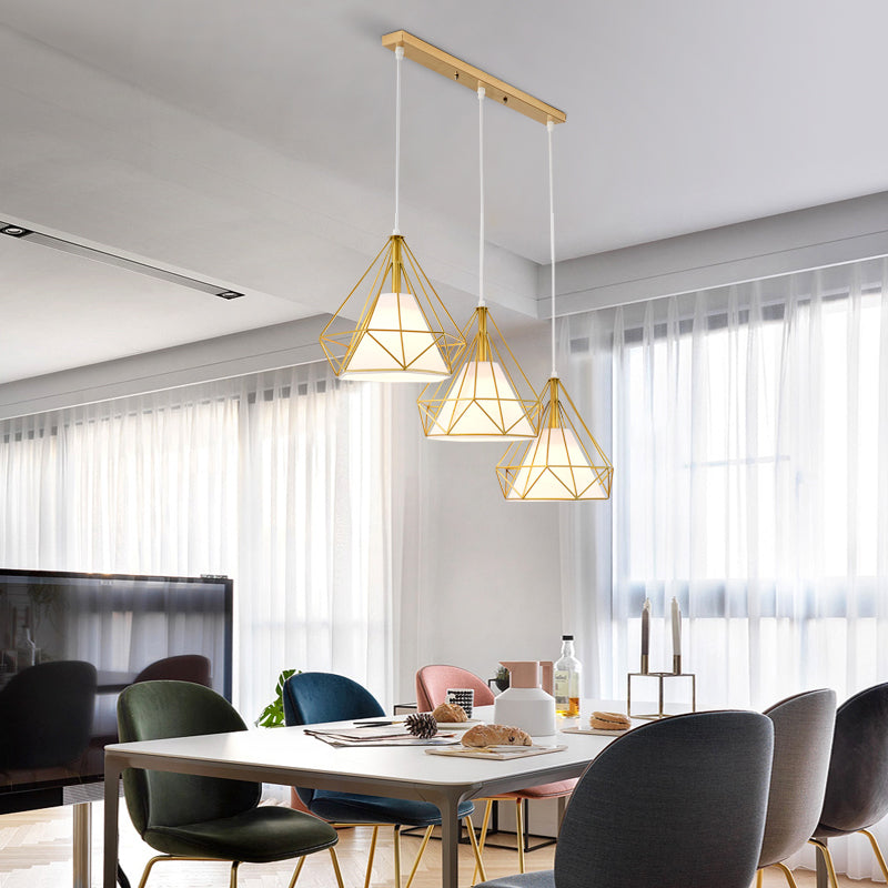 Diamanten kooi hanglamp