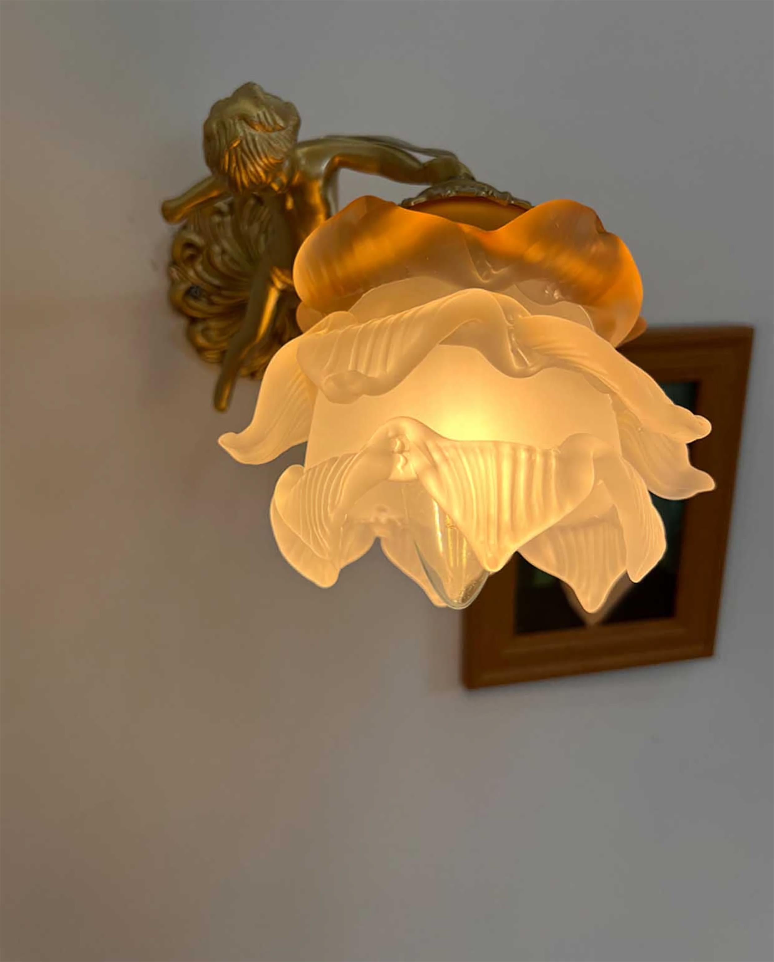 Engel wandlamp