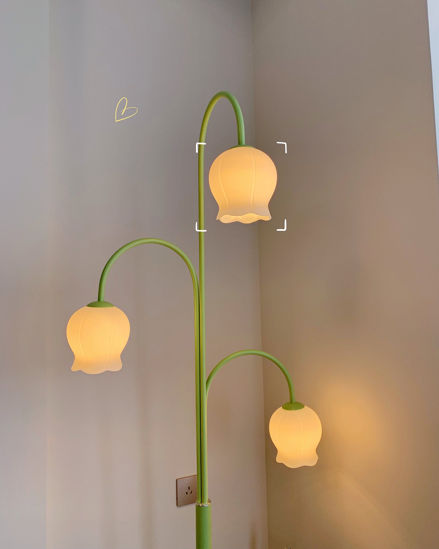Bell Orchidee vloerlamp