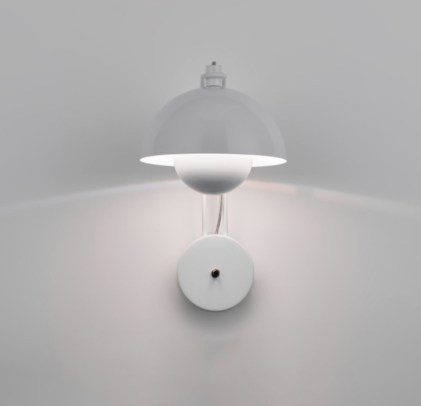 Halve cirkel slaapkamerwandlamp