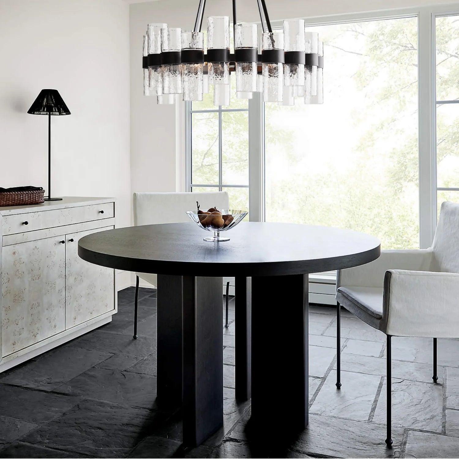Hanglamp van gerecycled glas
