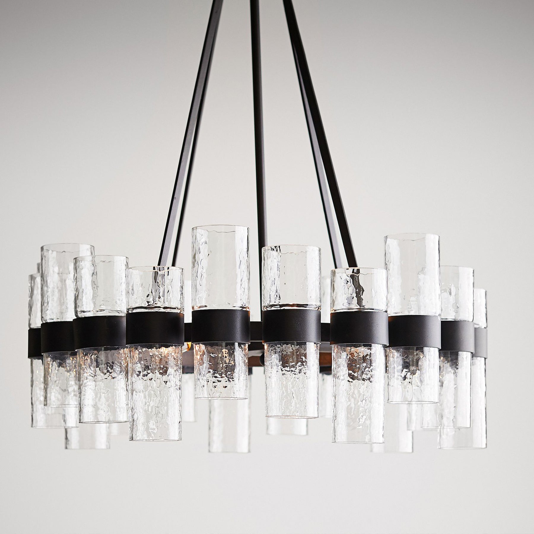 Hanglamp van gerecycled glas