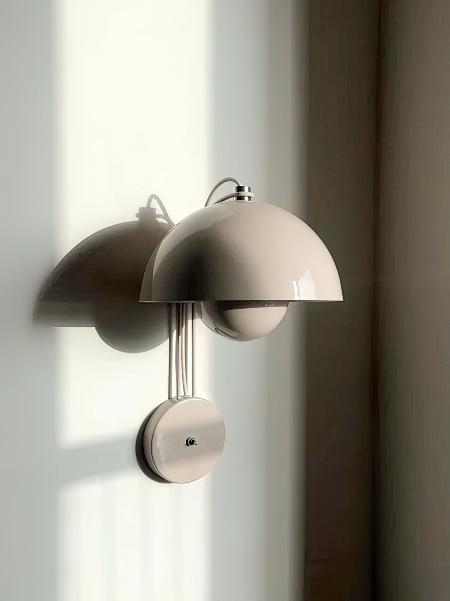 Halve cirkel slaapkamerwandlamp