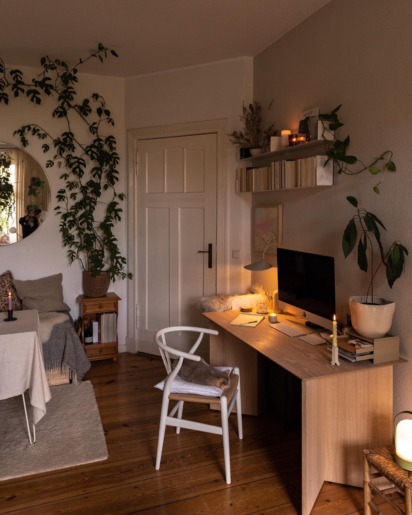 Aronskelk tafellamp