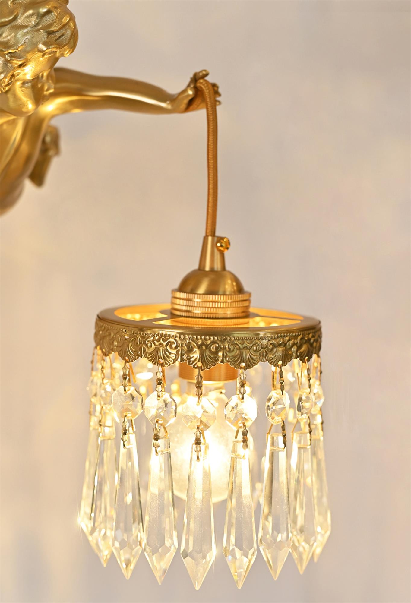 Engel wandlamp