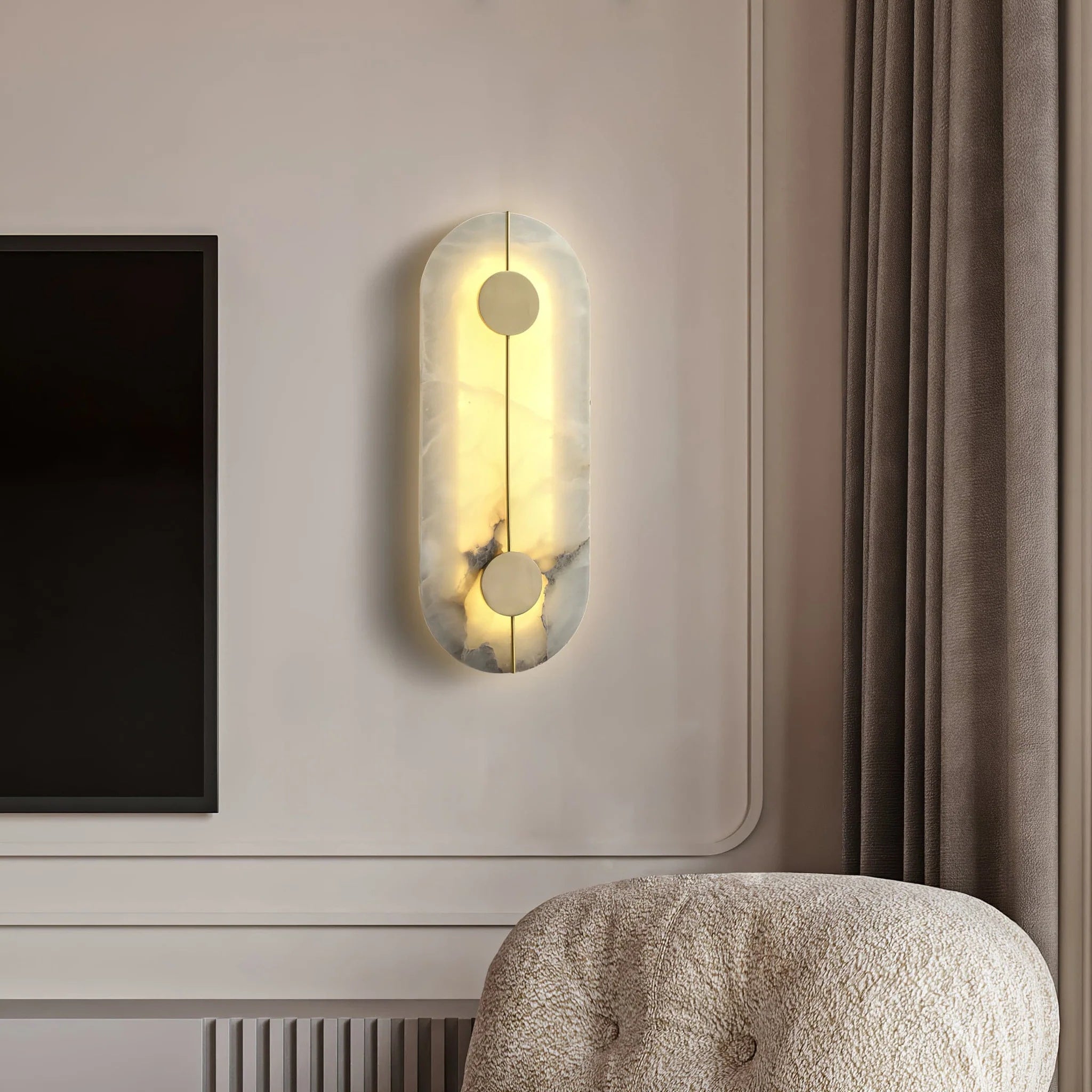 Beugel wandlamp