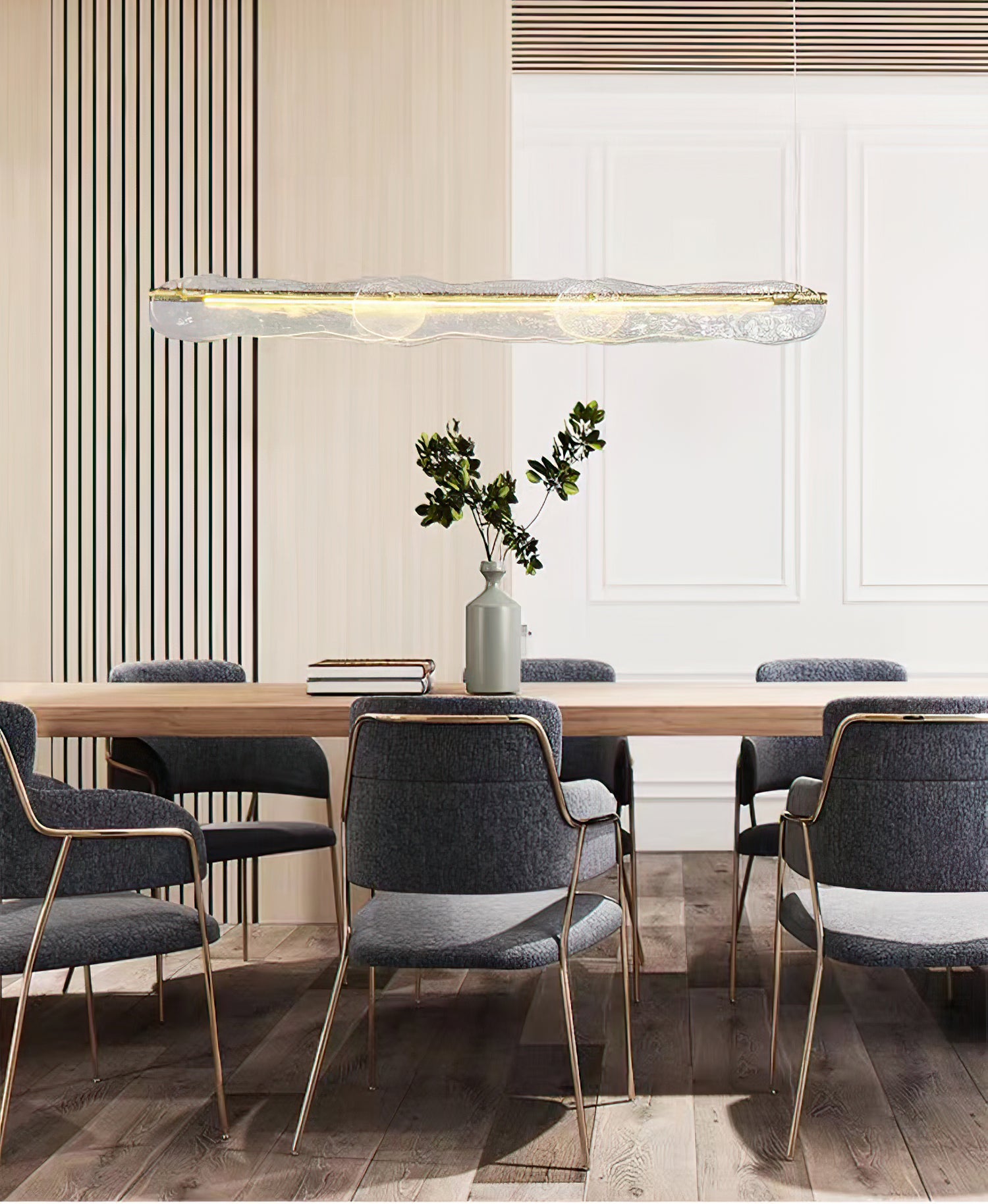 Water Ripple Glass Island Chandeliers